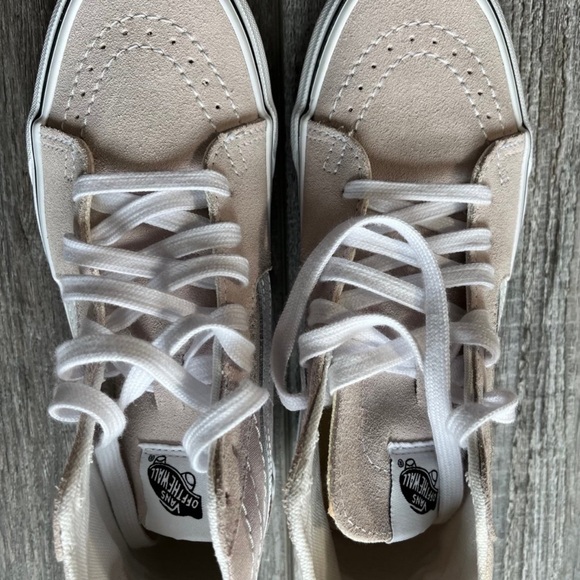 NEW! Vans Women’s Sk8-Hi Tapered Shoes Lilac Ash Suede and Canvas - Size 6 - Picture 8 of 12